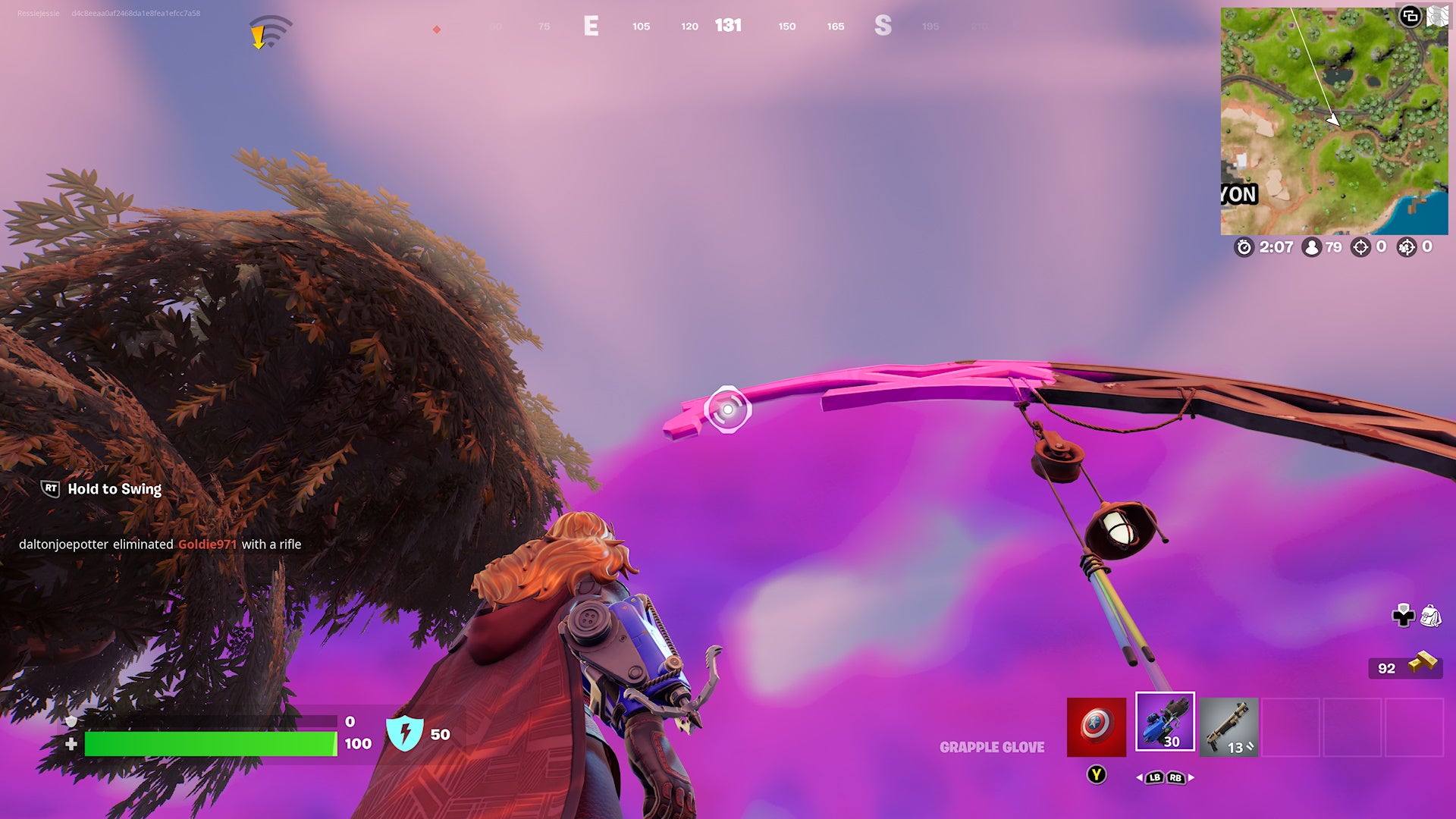 Fortnite grappling hook locations and how to use the grappling hook